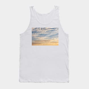 Cirrocumulus clouds sunset sky cloudscape Tank Top